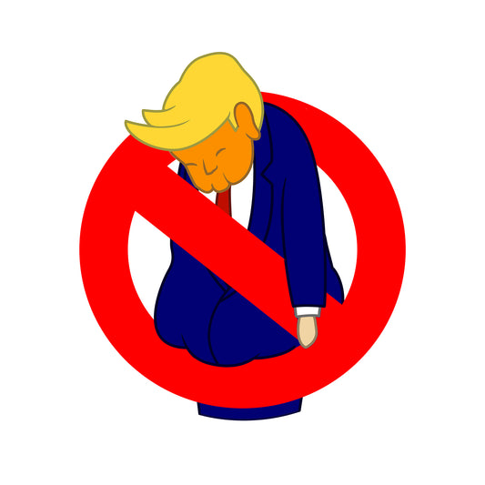 No Trump Sticker
